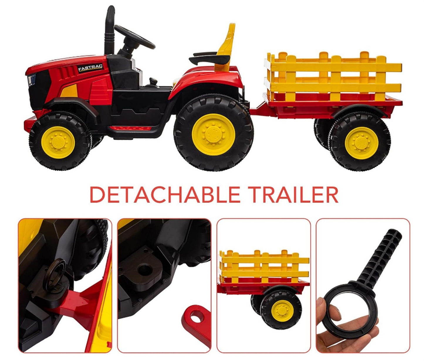 Ultimate Kid’s Ride-On Tractor with Remote, Music & Lights!