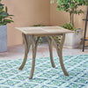 Chic Square Wood Table