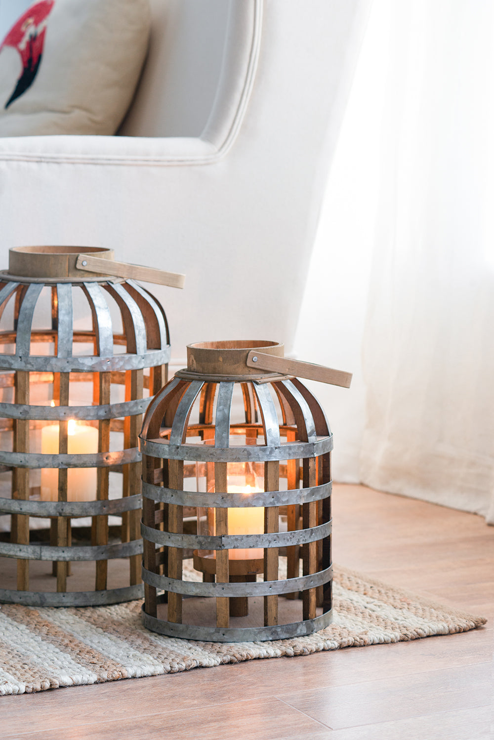 Charming Wooden Lantern for Home & Garden