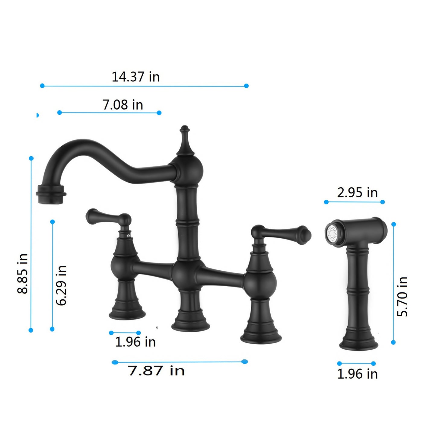 Versatile Kitchen Faucet with Pull-Out Spray