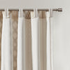 Chic Chenille Stripe Curtain Panel