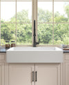 Charming Farmhouse White Ceramic Sink