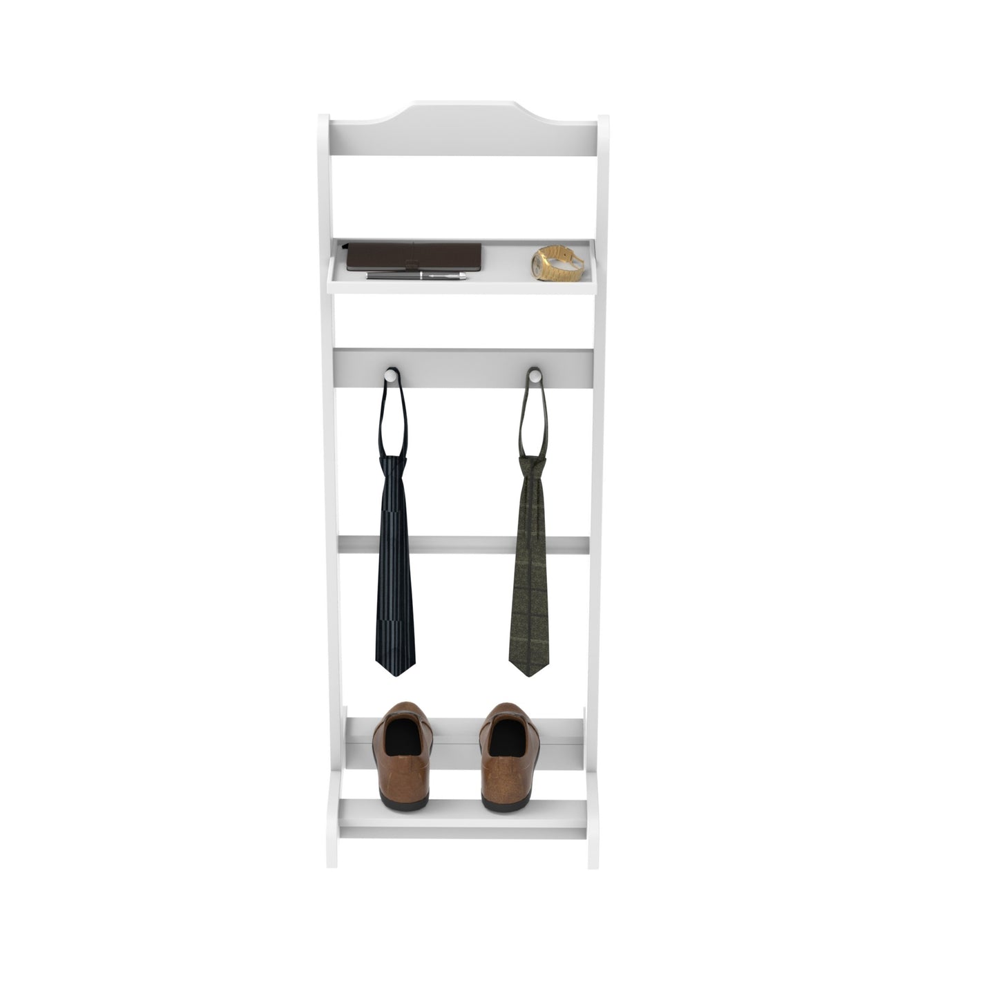 Stylish Portable Garment Rack with Storage