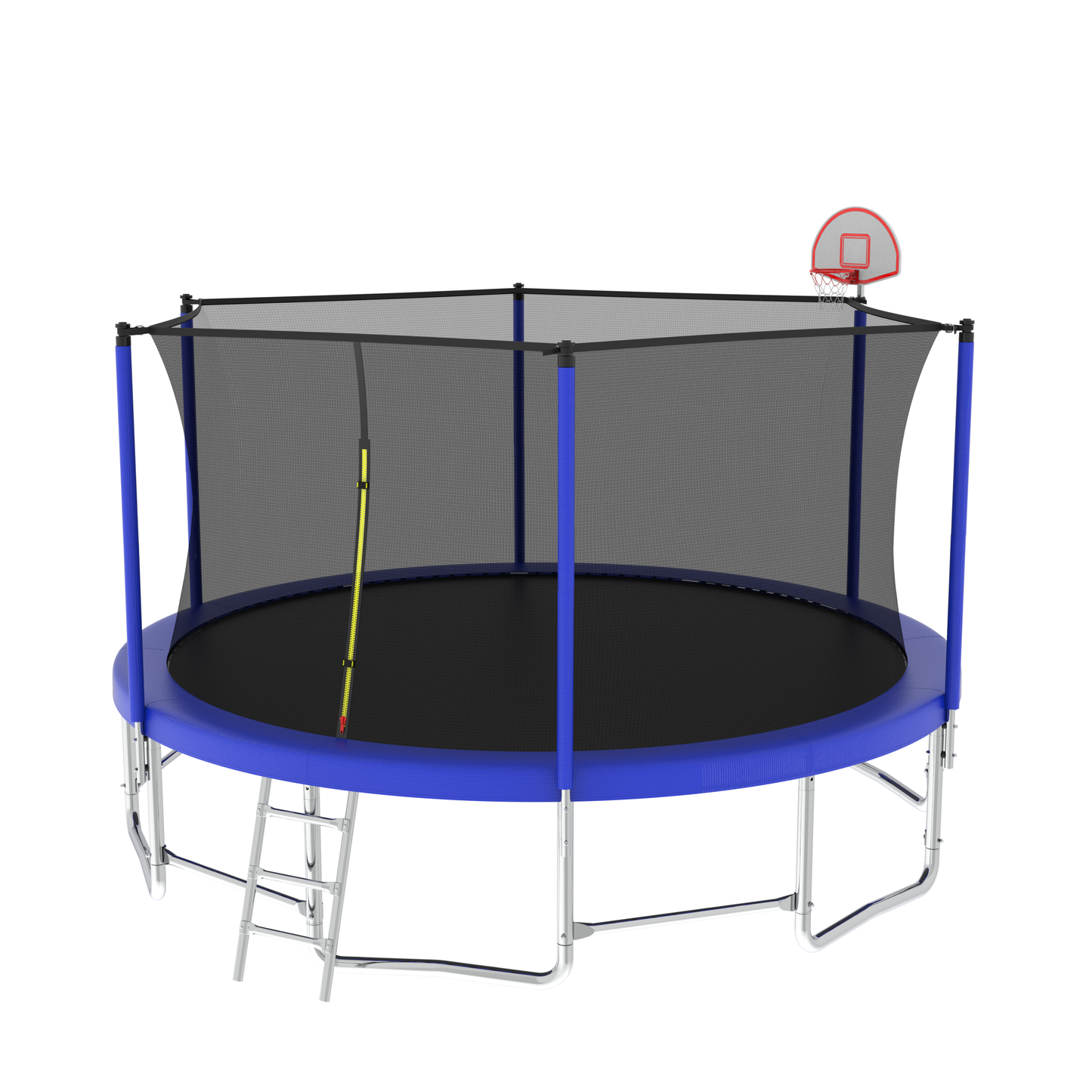 Jump & Score Trampoline with Balance Bar & Hoop