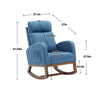 Cozy Glider Rocking Chair - Modern Comfort for Every Room