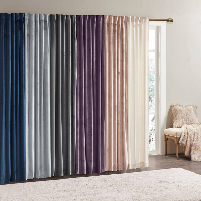 Velvet Room Darkening Curtain Set
