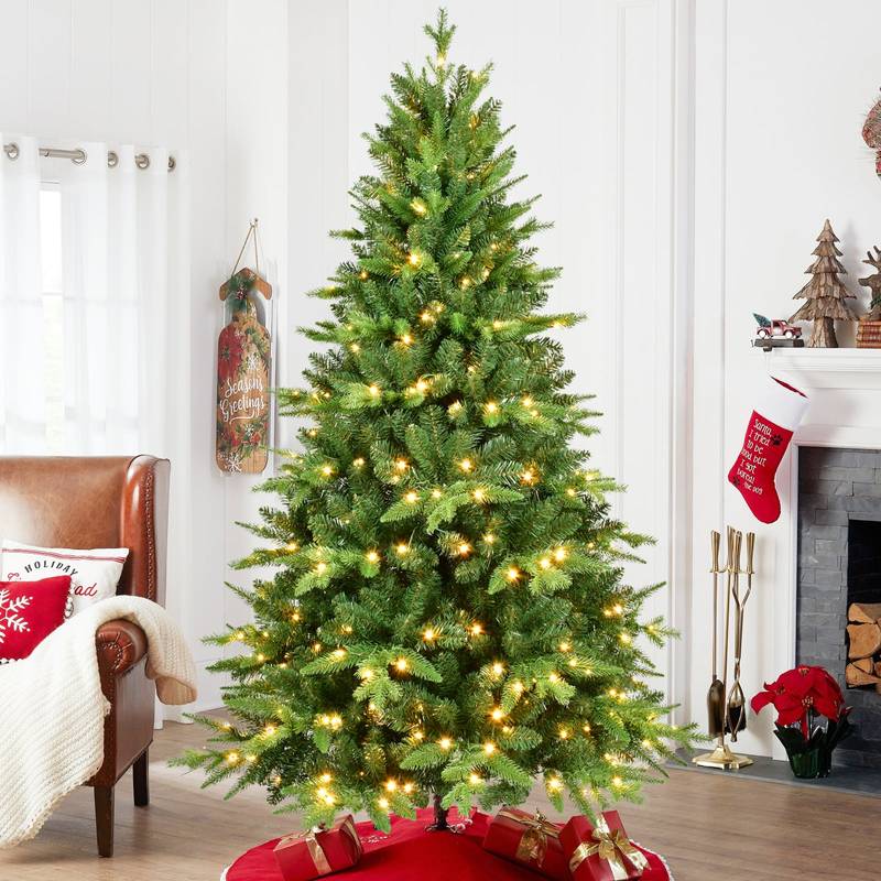 Sparkling 5ft Prelit Christmas Tree with Warm White Lights and Lush Branches