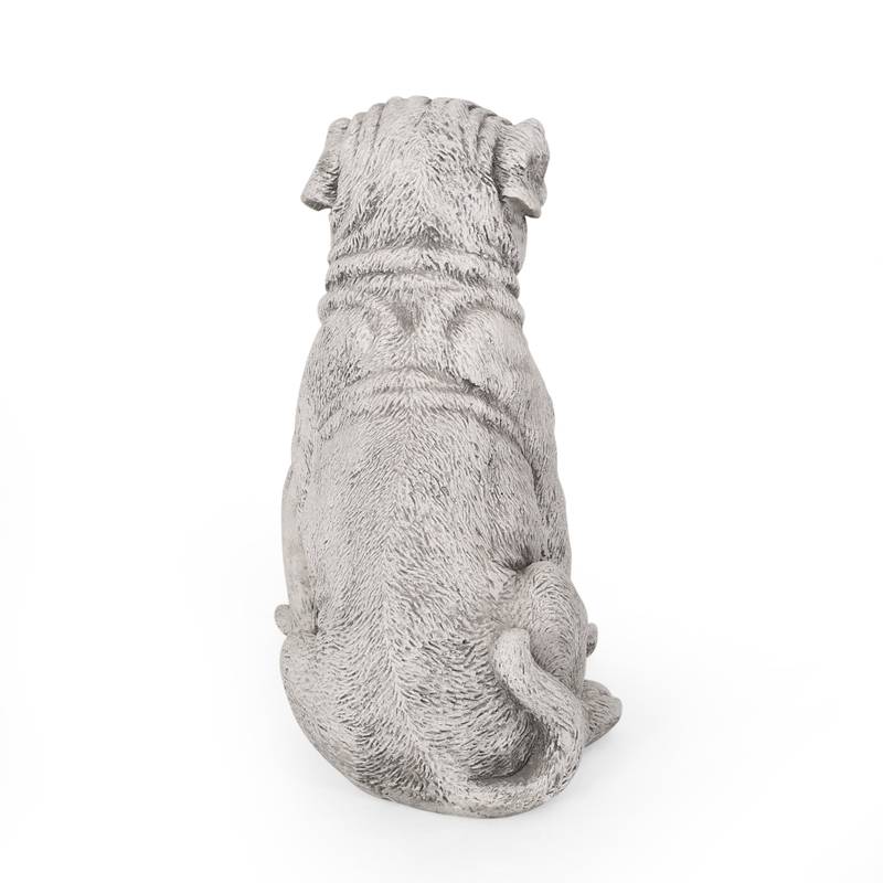 Paw-sitively Adorable Weatherproof Dog Statue