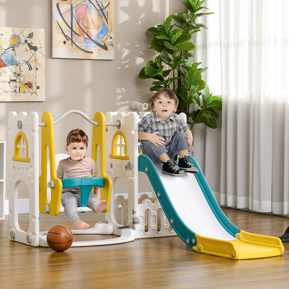 FunTastic Toddler Playset: Slide, Swing & More!