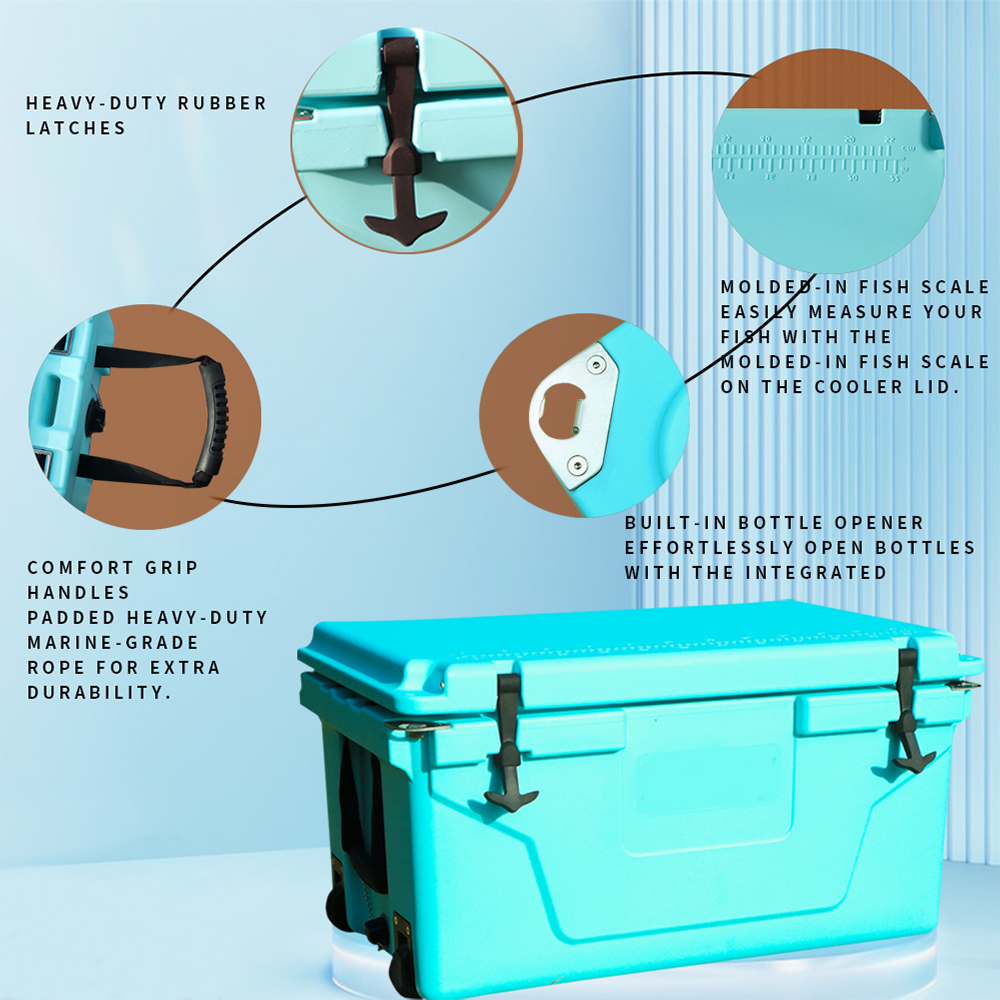 Cool Blue Camping Ice Chest