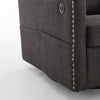 Chic Swivel Accent Chair with USB & Storage