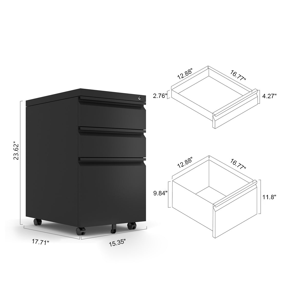 Secure Mobile File Cabinet