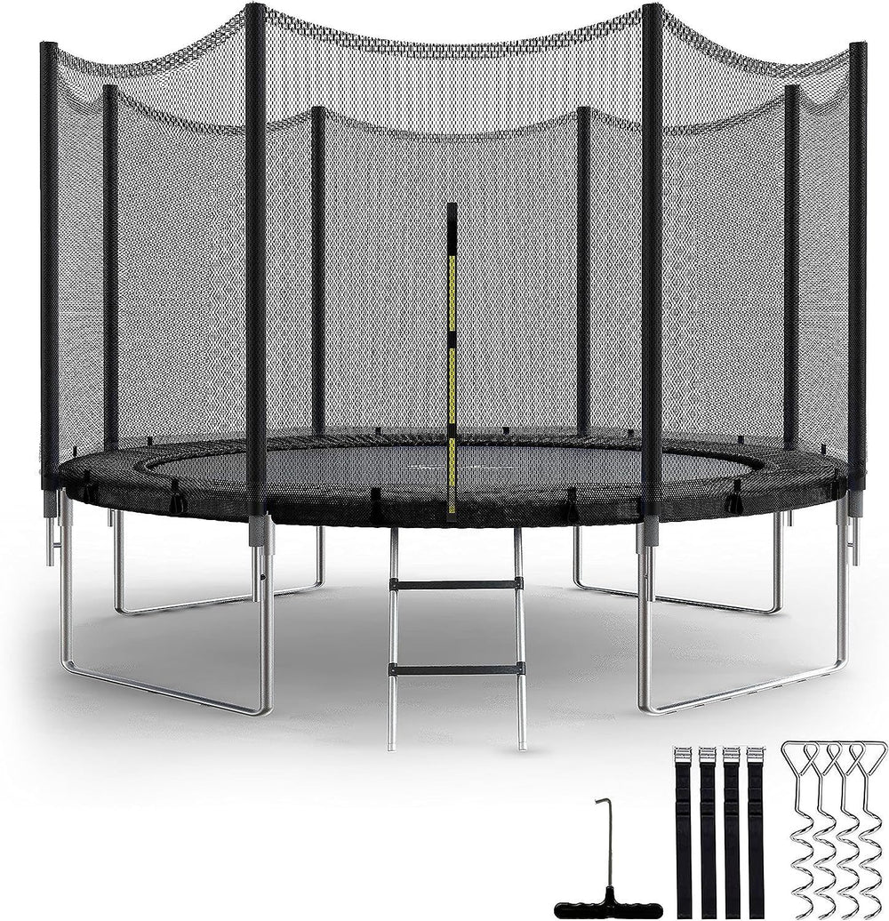 JumpSafe Deluxe Trampoline for Family Fun