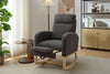 Cozy Modern Rocking Chair with Pocket