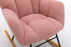 Cozy Pink Tufted Rocker