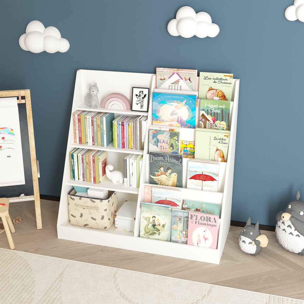 Fun & Tidy Kids Book and Toy Organizer