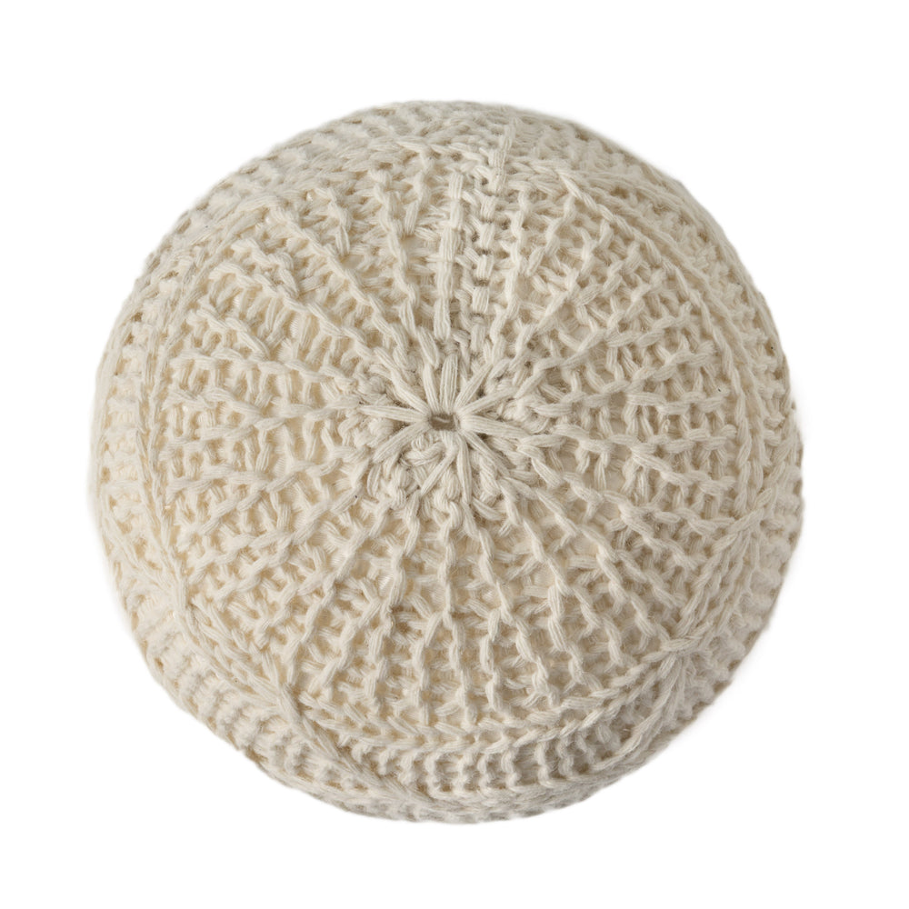 Cozy Malibu Wool Pouf