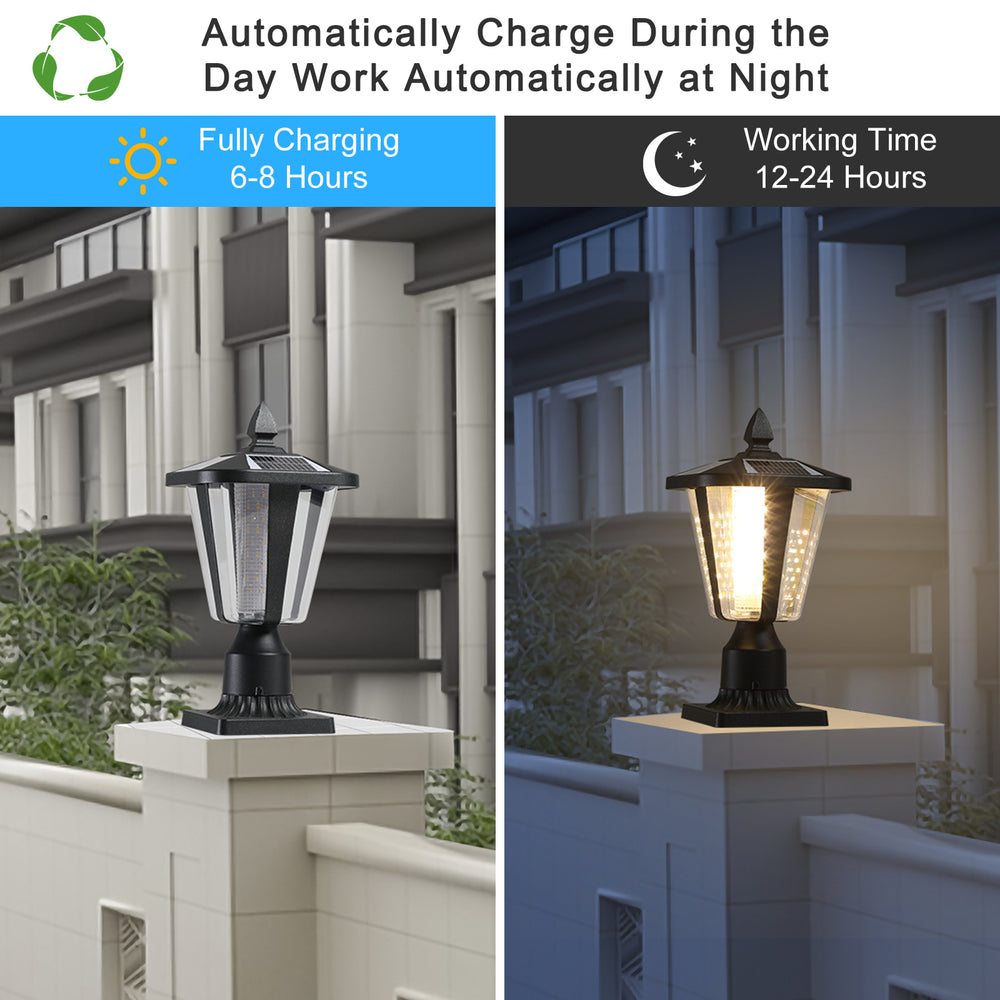 Dimmable Solar Column Lights