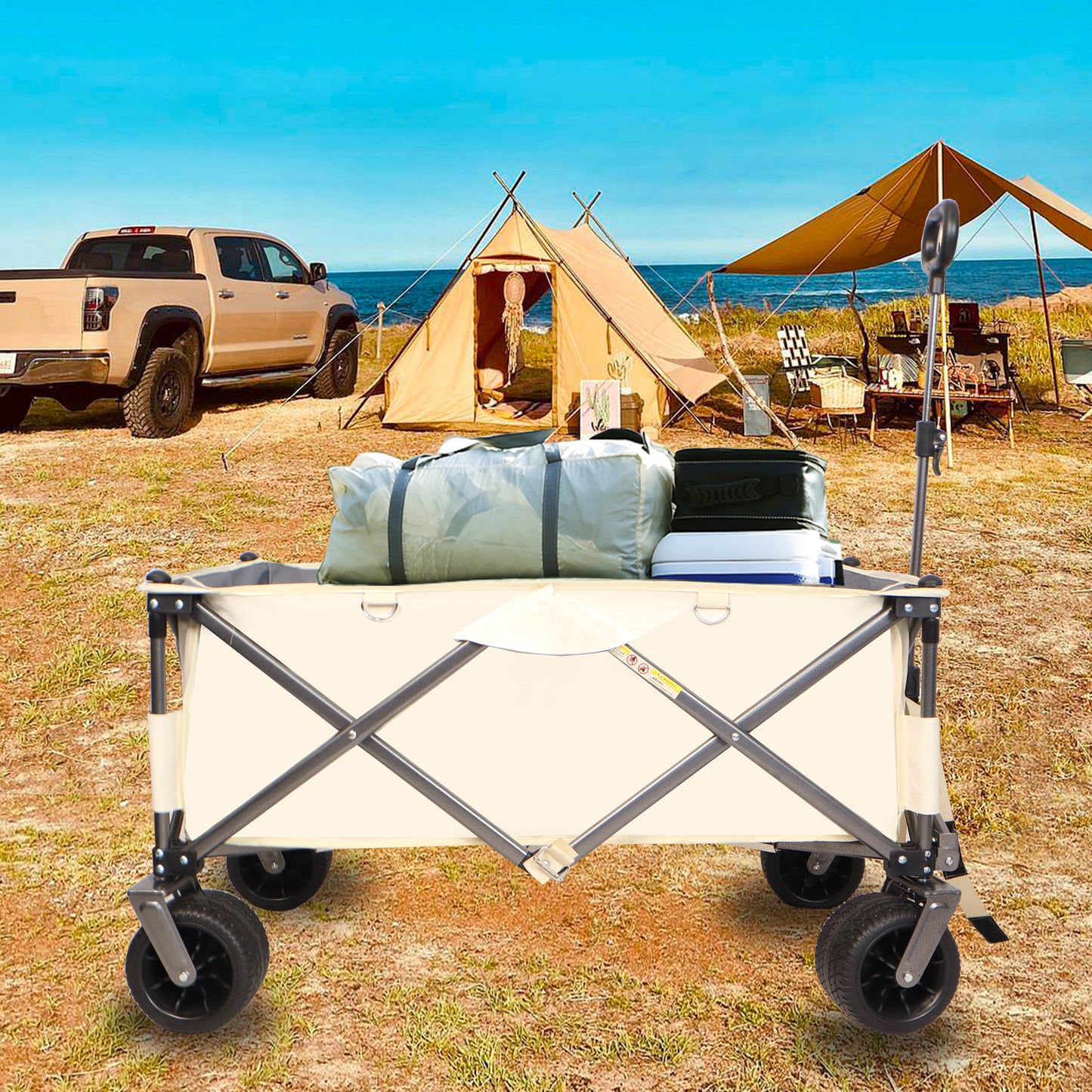 Beach Buddy Folding Wagon