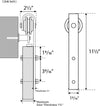 Smooth Slide Barn Door Kit - Heavy Duty & Easy Install