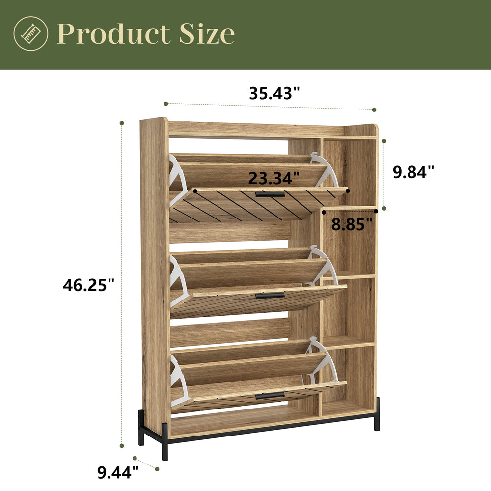 Chic Slim Shoe Storage Cabinet