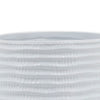 Stylish Textured White Planter with Stand