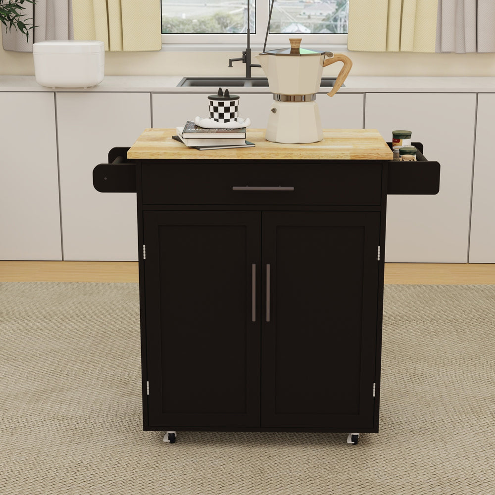 Versatile Rolling Kitchen Cart - Stylish & Functional