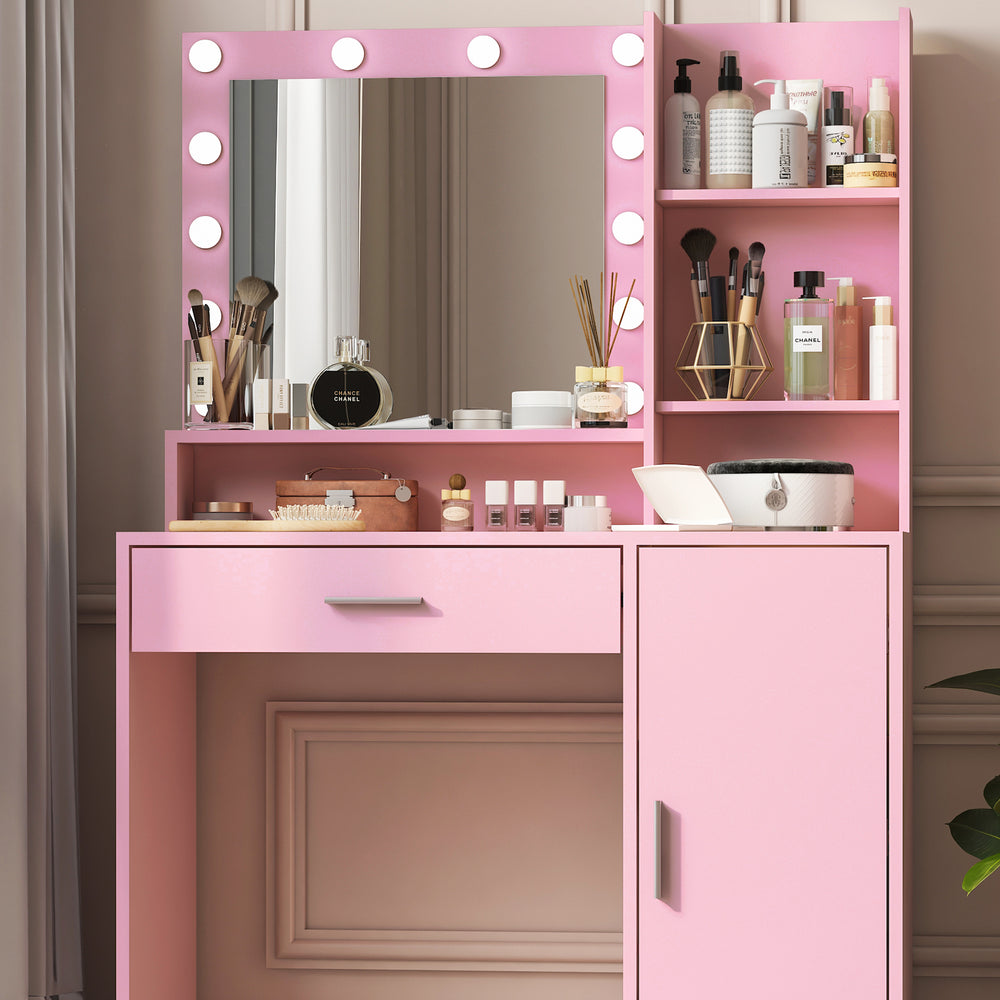 Glamour Glow Vanity Table