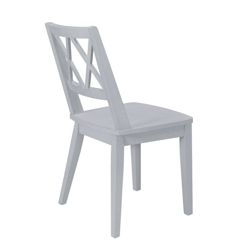 Chic Extendable Round Dining Set with Cross Back Chairs