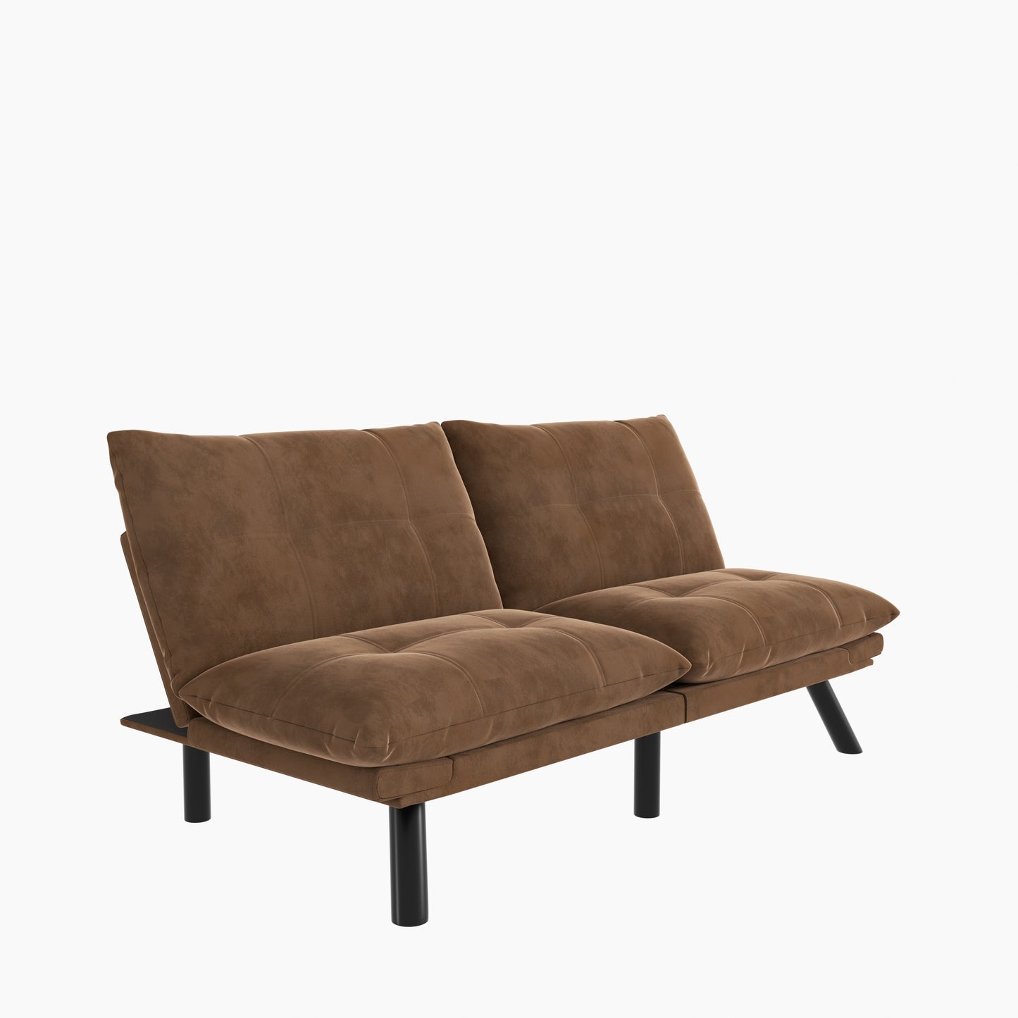 Cozy Brown Convertible Sofa Bed