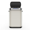 Smart Sensor Trash Can - Effortless Waste Management in White