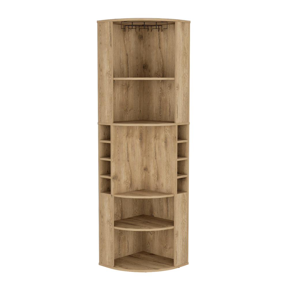 Stylish Oban Corner Bar Cabinet with Ample Storage