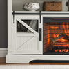 Cozy Touch Electric Fireplace TV Stand - Jasmine White