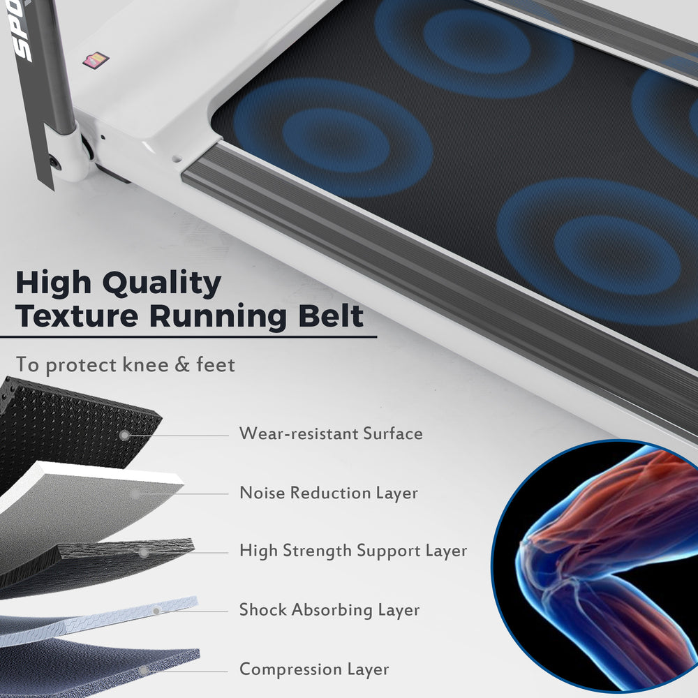 FitFold Treadmill: Your Personal Home Fitness Buddy with Bluetooth!