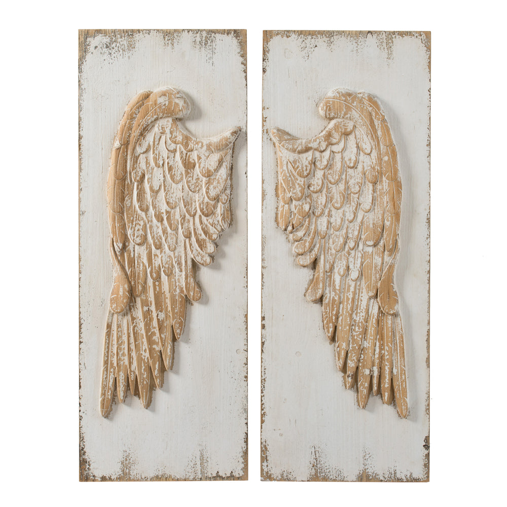 Whimsical Feather Wing Wall Art Decor