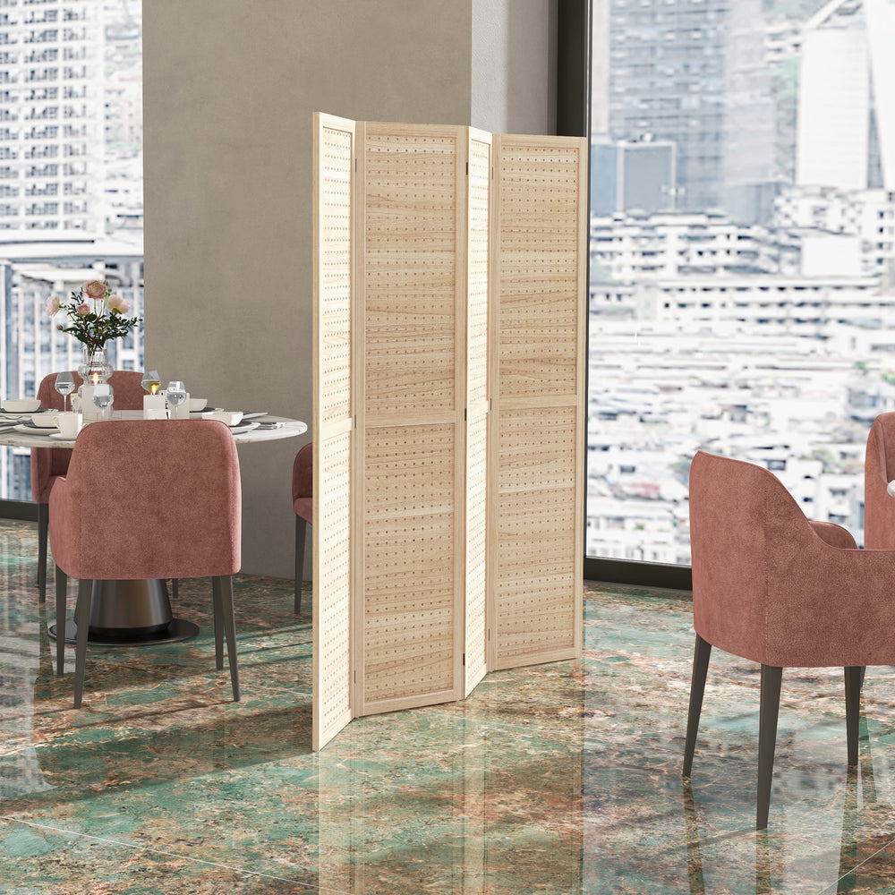 Elegant Wooden Folding Room Divider