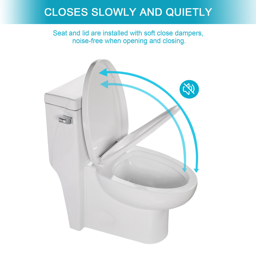 Sleek Soft-Close Toilet