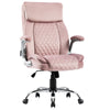 Velvet Swivel Executive Chair