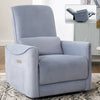 Cozy Blue Power Recliner with USB Charging