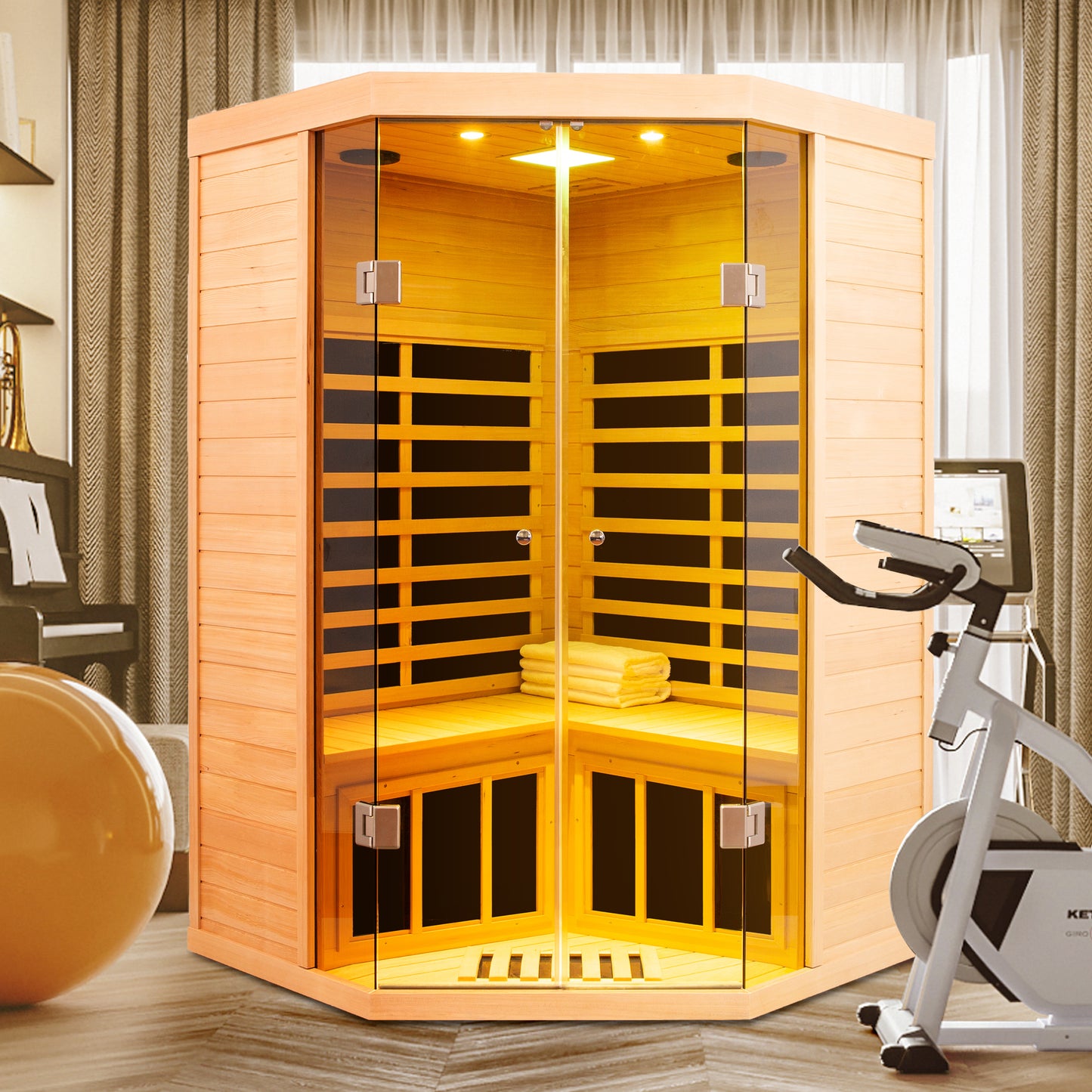 Cozy Corner Infrared Sauna for Two