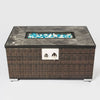 Cozy Rattan Fire Table