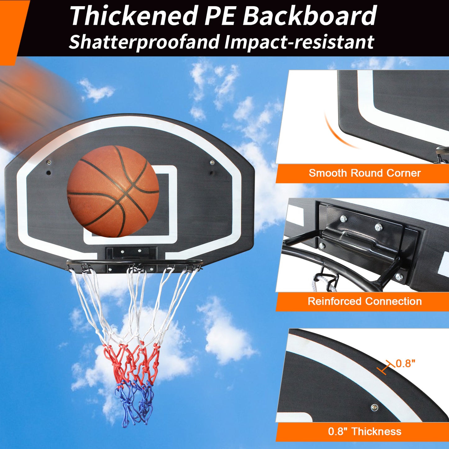 Ultimate Wall-Mount Basketball Hoop - Indoor & Outdoor Fun!