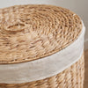 Chic Woven Laundry Basket with Lid