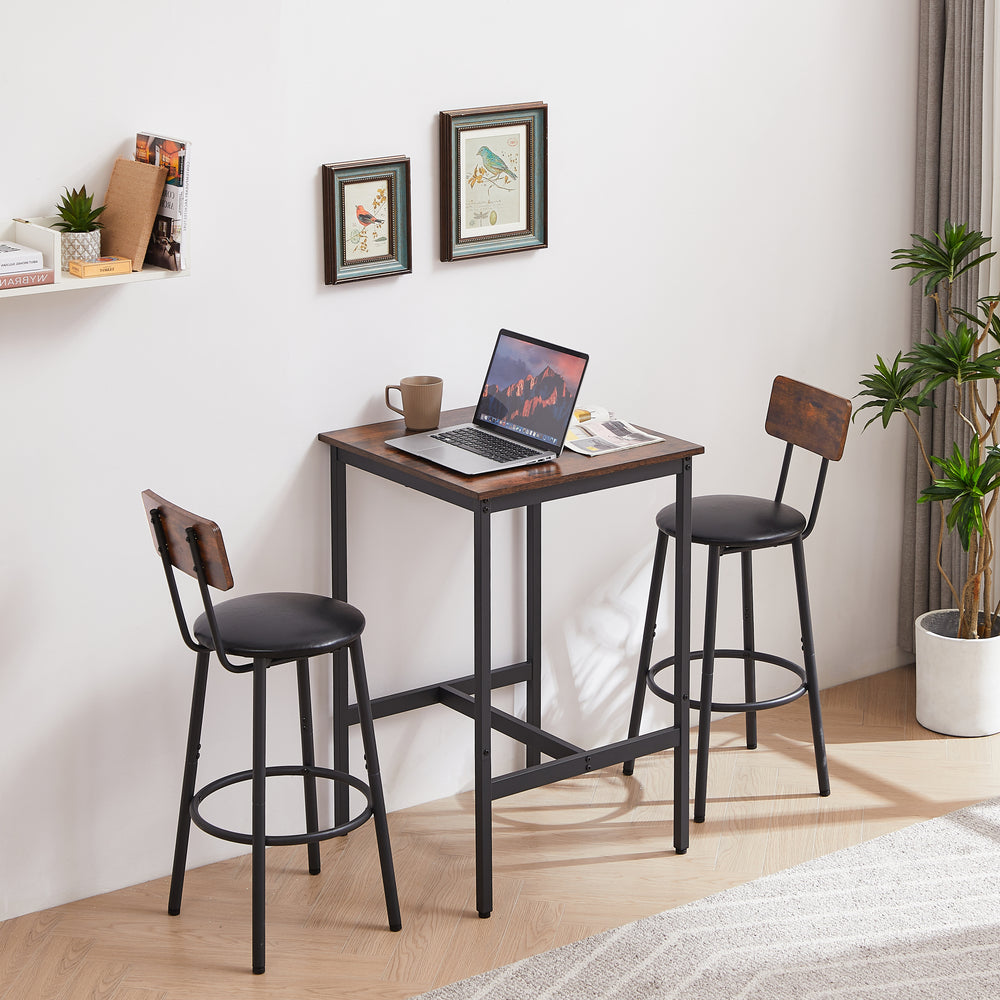 Rustic Bar Table & Stool Set