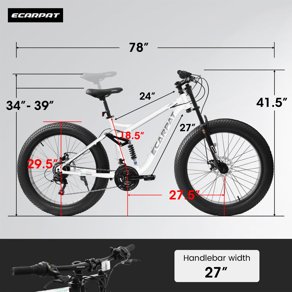 Adventure Ready Fat Tire Mountain Bike