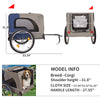 Paw Pedaler Dog Bike Trailer – Cozy & Safe Ride for Your Pup!