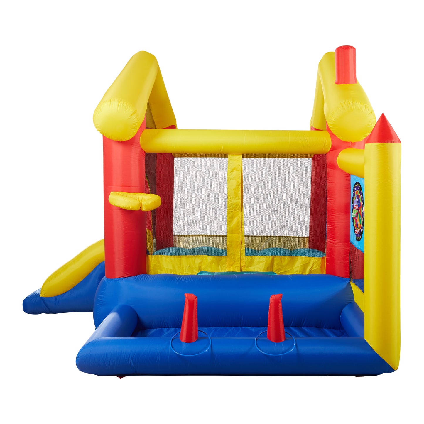 Ultimate Fun Zone Inflatable Bounce House with Games!