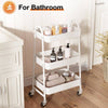 Versatile Rolling Cart: Your Go-To Metal Organizer for Home and Office