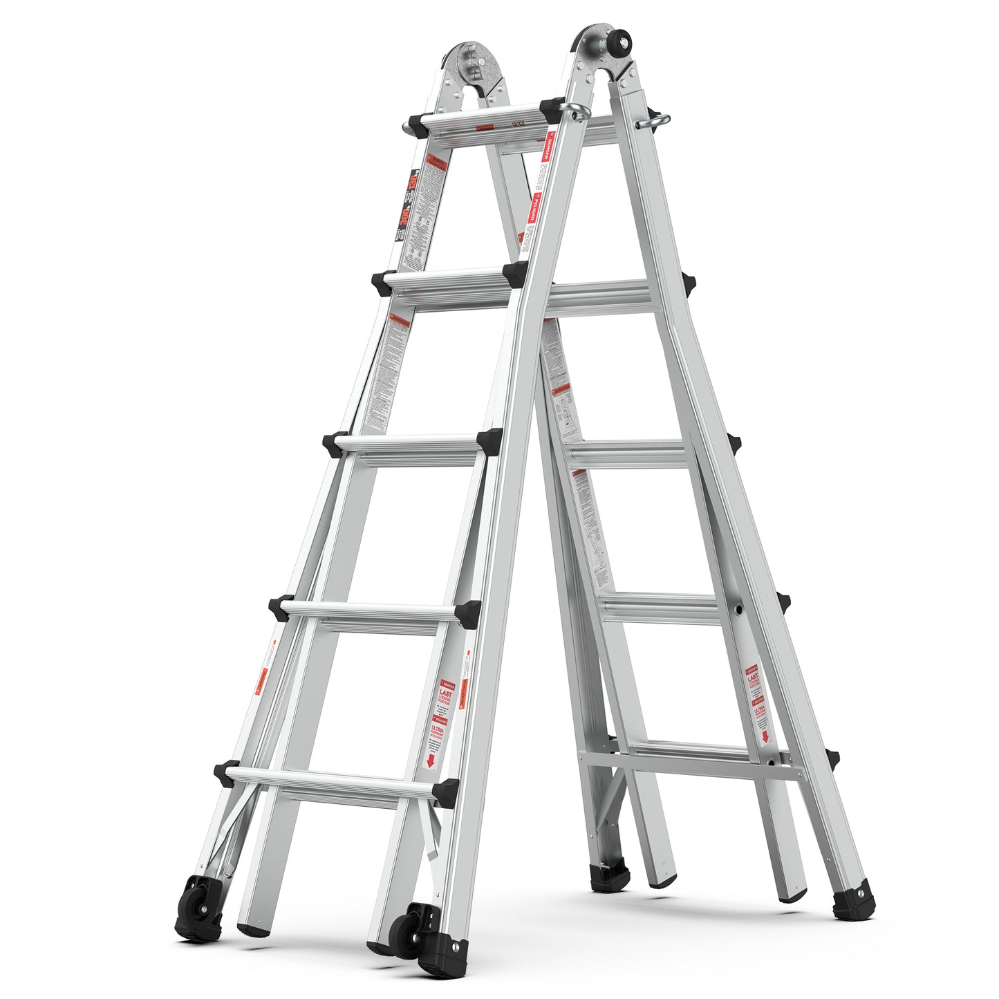 Versatile Wheels-Up Ladder