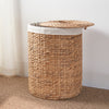 Chic Woven Laundry Basket with Lid